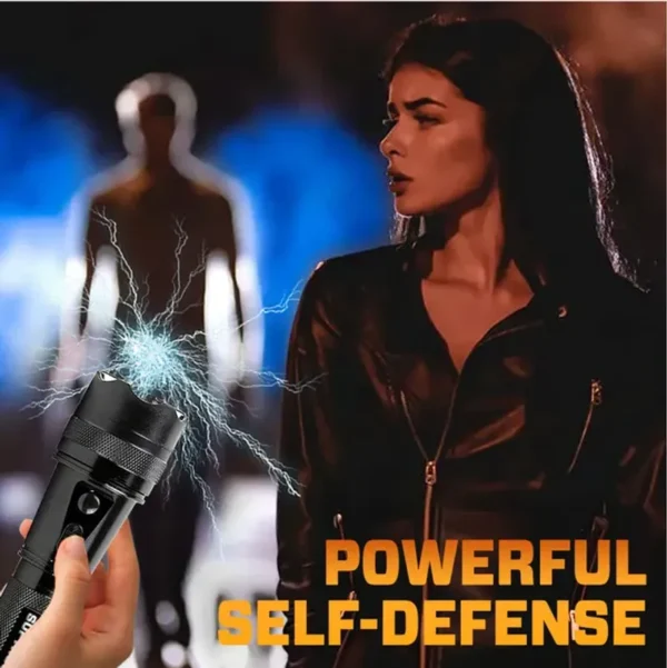 💥 2025 Flash Sale OFF ️🔦 VoltGuard X95 Tactical Stun Flashlight ⚡ Light in Dark, Power in Danger